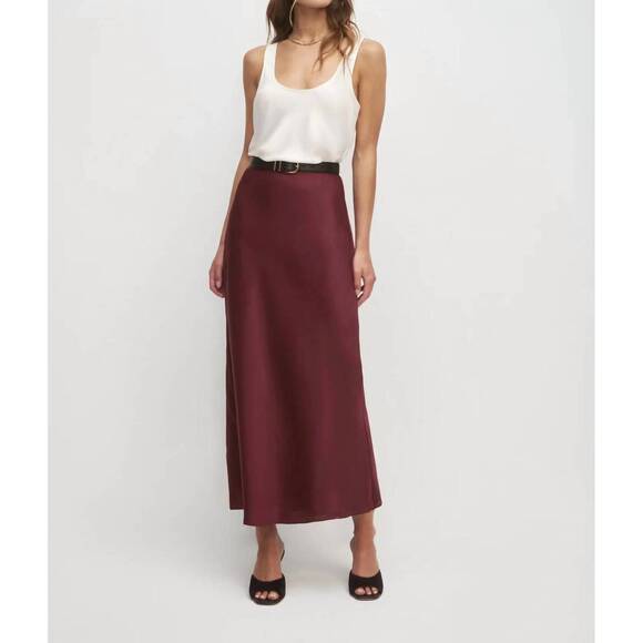 FAVORITE DAUGHTER Dresses & Skirts - NEW FAVORITE DAUGHTER women's the favorite skirt in burgundy